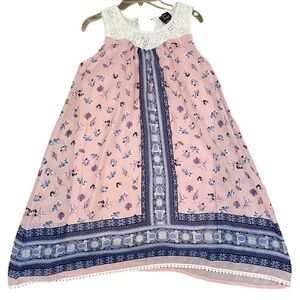 Strapless Shirt Pink & Violet Brand Woman’s Size 14/16